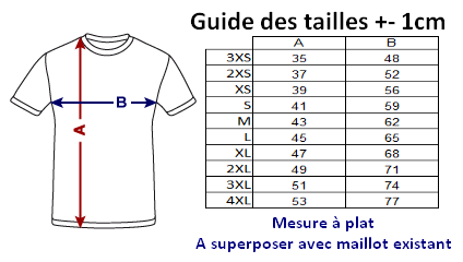Guide des tailles W1 Shadow16